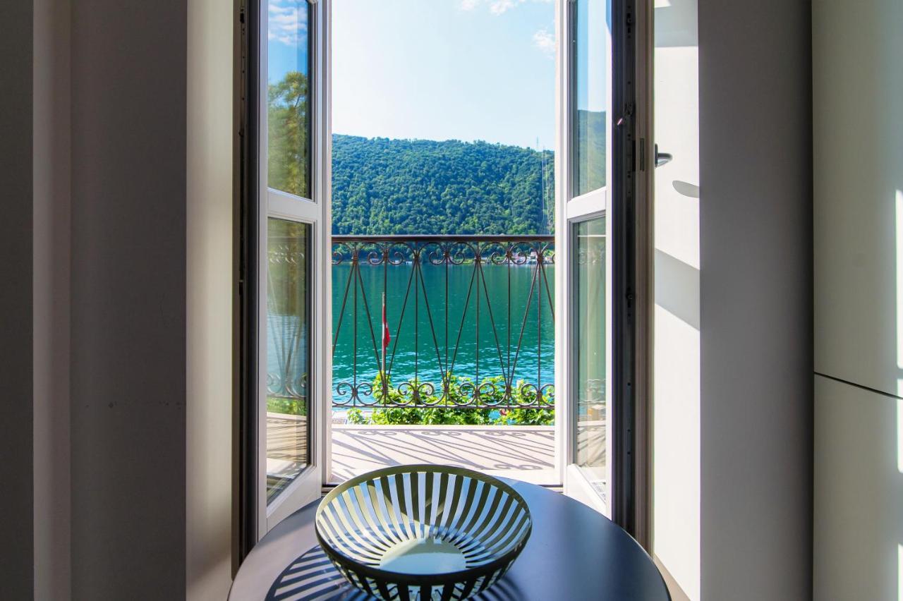 Il Balcone Sul Lago By Quokka 360 - Historic Lakeside Flat In モルコテ エクステリア 写真